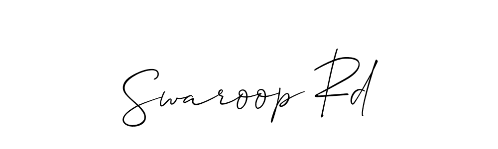 Also we have Swaroop Rd name is the best signature style. Create professional handwritten signature collection using Allison_Script autograph style. Swaroop Rd signature style 2 images and pictures png