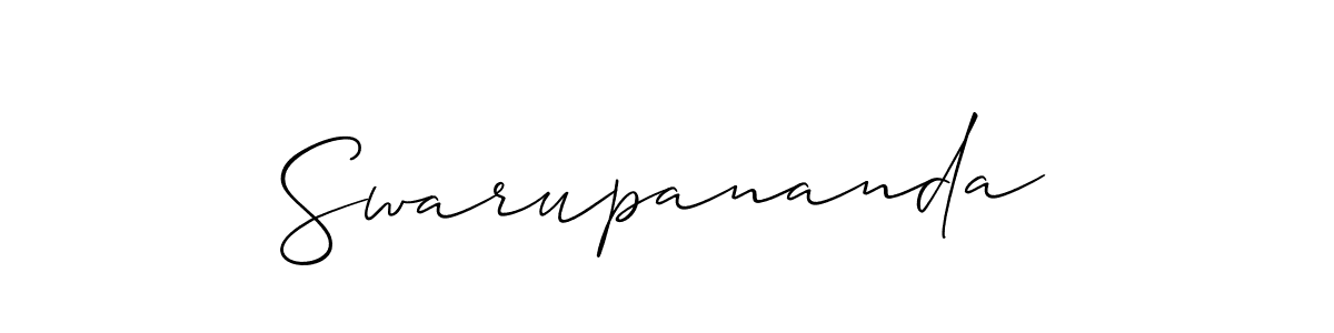 Make a short Swarupananda signature style. Manage your documents anywhere anytime using Allison_Script. Create and add eSignatures, submit forms, share and send files easily. Swarupananda signature style 2 images and pictures png