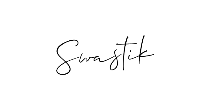 The best way (Allison_Script) to make a short signature is to pick only two or three words in your name. The name Swastik include a total of six letters. For converting this name. Swastik signature style 2 images and pictures png