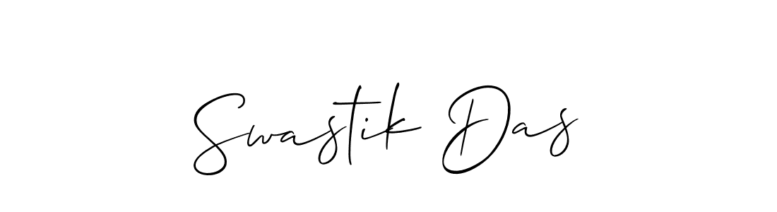 Make a beautiful signature design for name Swastik Das. With this signature (Allison_Script) style, you can create a handwritten signature for free. Swastik Das signature style 2 images and pictures png