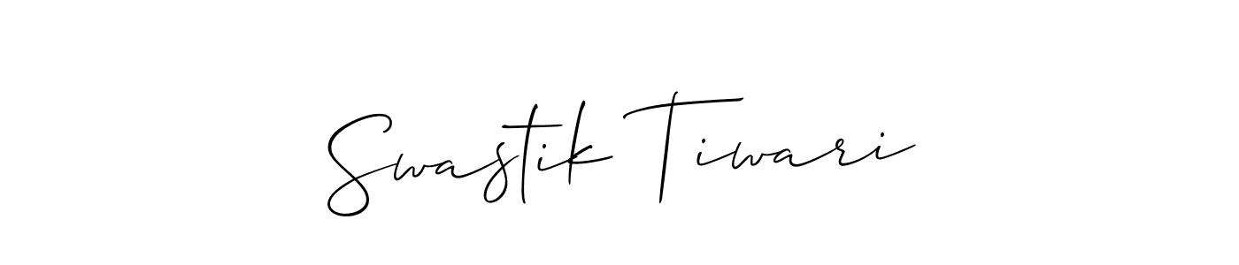 if you are searching for the best signature style for your name Swastik Tiwari. so please give up your signature search. here we have designed multiple signature styles  using Allison_Script. Swastik Tiwari signature style 2 images and pictures png