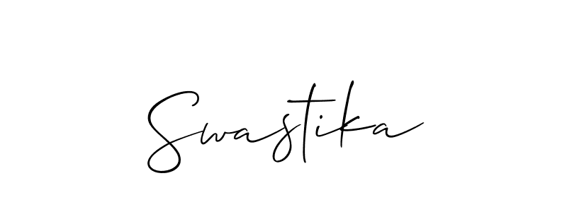 The best way (Allison_Script) to make a short signature is to pick only two or three words in your name. The name Swastika include a total of six letters. For converting this name. Swastika signature style 2 images and pictures png