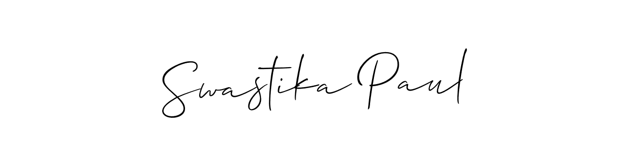 if you are searching for the best signature style for your name Swastika Paul. so please give up your signature search. here we have designed multiple signature styles  using Allison_Script. Swastika Paul signature style 2 images and pictures png