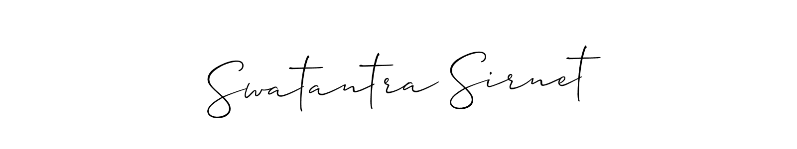 This is the best signature style for the Swatantra Sirnet name. Also you like these signature font (Allison_Script). Mix name signature. Swatantra Sirnet signature style 2 images and pictures png