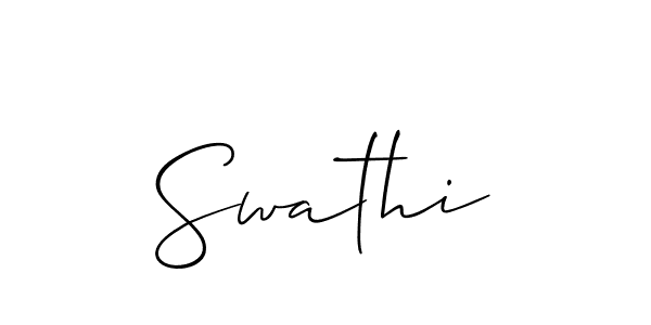 It looks lik you need a new signature style for name Swathi. Design unique handwritten (Allison_Script) signature with our free signature maker in just a few clicks. Swathi signature style 2 images and pictures png