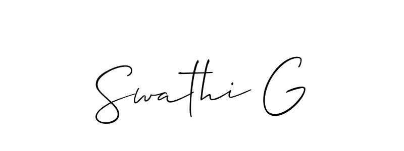 See photos of Swathi G official signature by Spectra . Check more albums & portfolios. Read reviews & check more about Allison_Script font. Swathi G signature style 2 images and pictures png