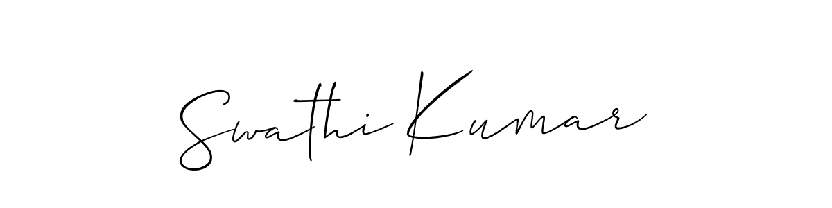if you are searching for the best signature style for your name Swathi Kumar. so please give up your signature search. here we have designed multiple signature styles  using Allison_Script. Swathi Kumar signature style 2 images and pictures png