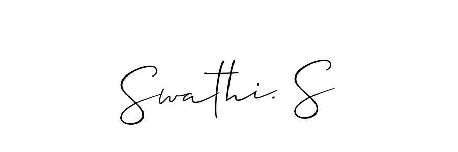 This is the best signature style for the Swathi. S name. Also you like these signature font (Allison_Script). Mix name signature. Swathi. S signature style 2 images and pictures png