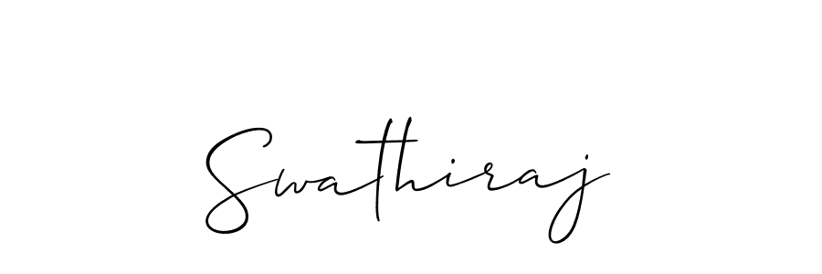 Swathiraj stylish signature style. Best Handwritten Sign (Allison_Script) for my name. Handwritten Signature Collection Ideas for my name Swathiraj. Swathiraj signature style 2 images and pictures png