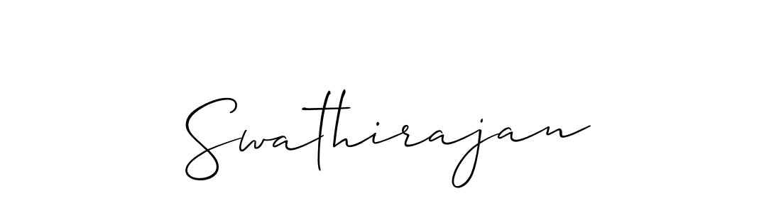 How to Draw Swathirajan signature style? Allison_Script is a latest design signature styles for name Swathirajan. Swathirajan signature style 2 images and pictures png