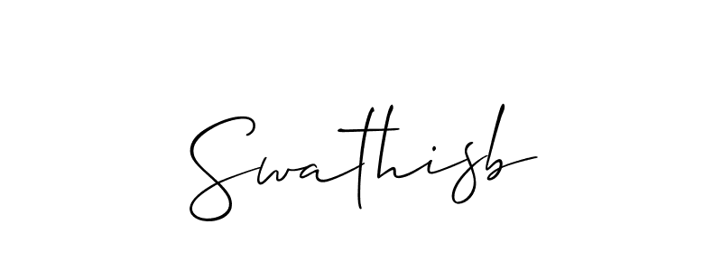 Also You can easily find your signature by using the search form. We will create Swathisb name handwritten signature images for you free of cost using Allison_Script sign style. Swathisb signature style 2 images and pictures png