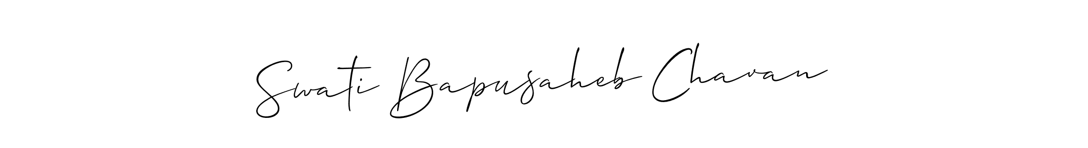 Once you've used our free online signature maker to create your best signature Allison_Script style, it's time to enjoy all of the benefits that Swati Bapusaheb Chavan name signing documents. Swati Bapusaheb Chavan signature style 2 images and pictures png