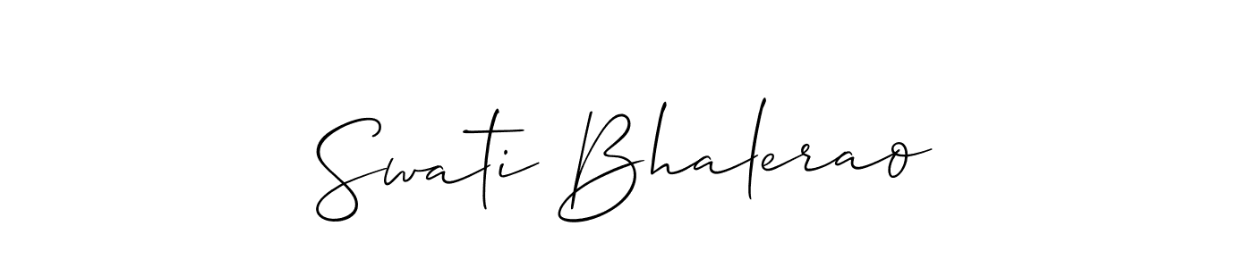 You can use this online signature creator to create a handwritten signature for the name Swati Bhalerao. This is the best online autograph maker. Swati Bhalerao signature style 2 images and pictures png