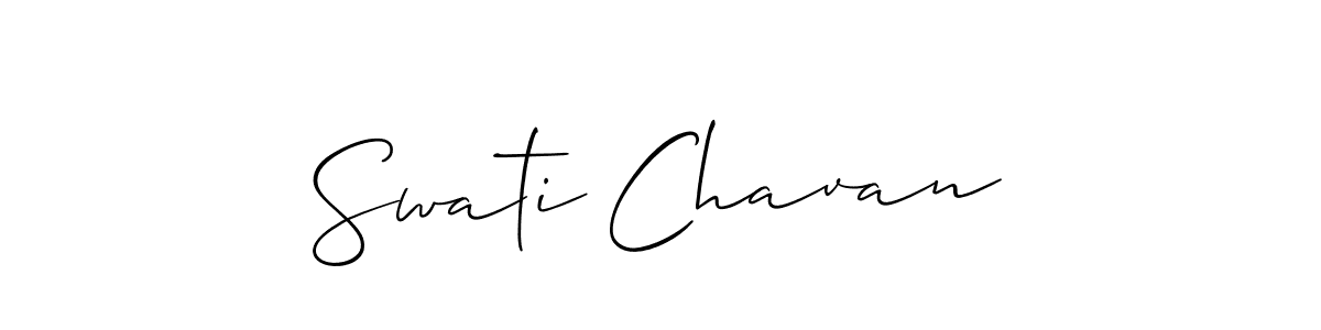 Best and Professional Signature Style for Swati Chavan. Allison_Script Best Signature Style Collection. Swati Chavan signature style 2 images and pictures png