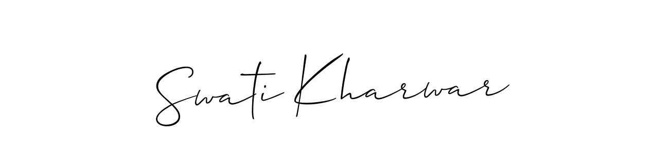 Once you've used our free online signature maker to create your best signature Allison_Script style, it's time to enjoy all of the benefits that Swati Kharwar name signing documents. Swati Kharwar signature style 2 images and pictures png