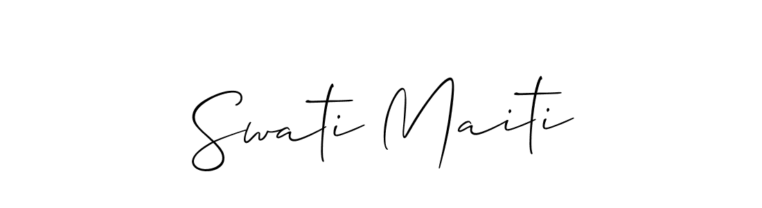 Once you've used our free online signature maker to create your best signature Allison_Script style, it's time to enjoy all of the benefits that Swati Maiti name signing documents. Swati Maiti signature style 2 images and pictures png