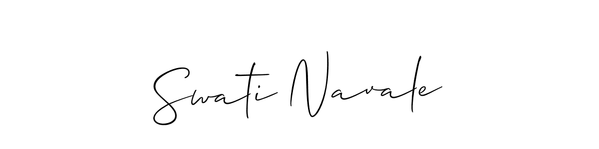 Swati Navale stylish signature style. Best Handwritten Sign (Allison_Script) for my name. Handwritten Signature Collection Ideas for my name Swati Navale. Swati Navale signature style 2 images and pictures png