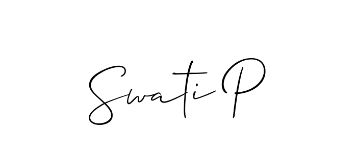 Here are the top 10 professional signature styles for the name Swati P. These are the best autograph styles you can use for your name. Swati P signature style 2 images and pictures png