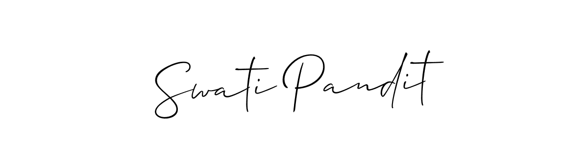 This is the best signature style for the Swati Pandit name. Also you like these signature font (Allison_Script). Mix name signature. Swati Pandit signature style 2 images and pictures png
