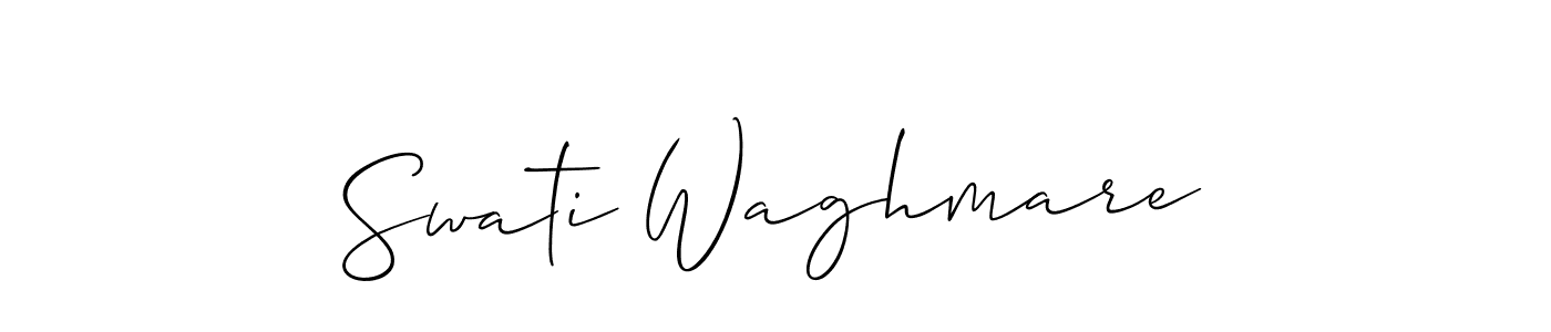 This is the best signature style for the Swati Waghmare name. Also you like these signature font (Allison_Script). Mix name signature. Swati Waghmare signature style 2 images and pictures png