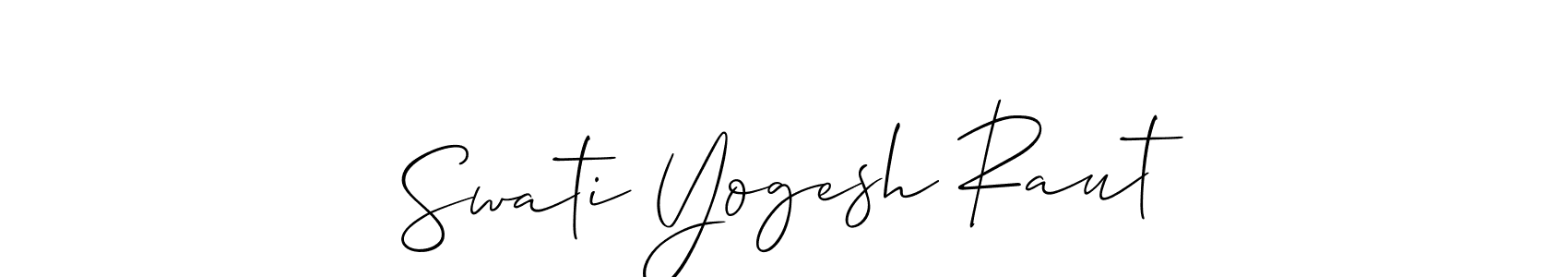 Once you've used our free online signature maker to create your best signature Allison_Script style, it's time to enjoy all of the benefits that Swati Yogesh Raut name signing documents. Swati Yogesh Raut signature style 2 images and pictures png
