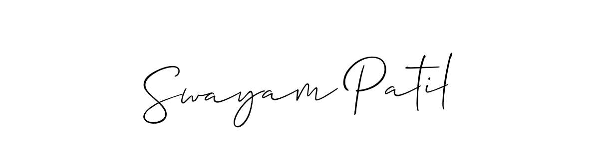 Once you've used our free online signature maker to create your best signature Allison_Script style, it's time to enjoy all of the benefits that Swayam Patil name signing documents. Swayam Patil signature style 2 images and pictures png