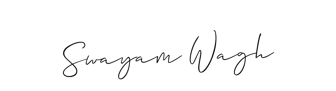 This is the best signature style for the Swayam Wagh name. Also you like these signature font (Allison_Script). Mix name signature. Swayam Wagh signature style 2 images and pictures png