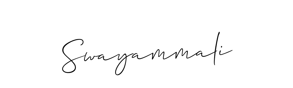 The best way (Allison_Script) to make a short signature is to pick only two or three words in your name. The name Swayammali include a total of six letters. For converting this name. Swayammali signature style 2 images and pictures png