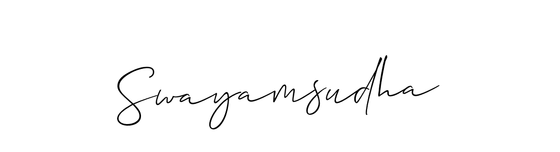 See photos of Swayamsudha official signature by Spectra . Check more albums & portfolios. Read reviews & check more about Allison_Script font. Swayamsudha signature style 2 images and pictures png