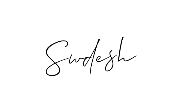 Once you've used our free online signature maker to create your best signature Allison_Script style, it's time to enjoy all of the benefits that Swdesh name signing documents. Swdesh signature style 2 images and pictures png