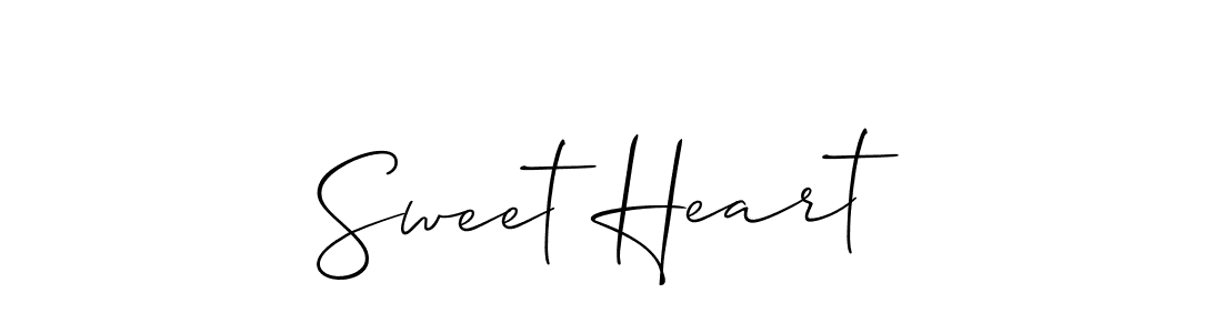 Best and Professional Signature Style for Sweet Heart. Allison_Script Best Signature Style Collection. Sweet Heart signature style 2 images and pictures png