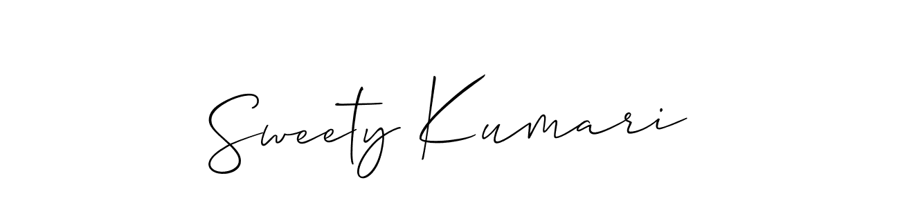 Make a short Sweety Kumari signature style. Manage your documents anywhere anytime using Allison_Script. Create and add eSignatures, submit forms, share and send files easily. Sweety Kumari signature style 2 images and pictures png