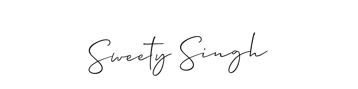 Once you've used our free online signature maker to create your best signature Allison_Script style, it's time to enjoy all of the benefits that Sweety Singh name signing documents. Sweety Singh signature style 2 images and pictures png