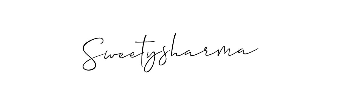 Make a beautiful signature design for name Sweetysharma. Use this online signature maker to create a handwritten signature for free. Sweetysharma signature style 2 images and pictures png