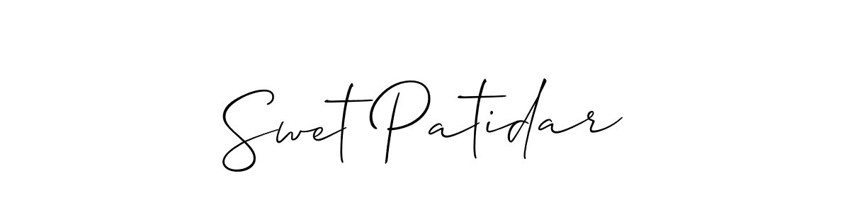 Here are the top 10 professional signature styles for the name Swet Patidar. These are the best autograph styles you can use for your name. Swet Patidar signature style 2 images and pictures png