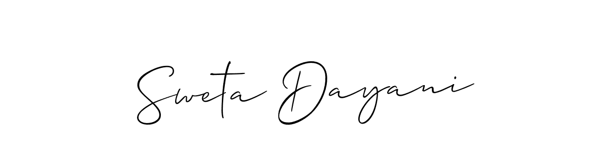 Here are the top 10 professional signature styles for the name Sweta Dayani. These are the best autograph styles you can use for your name. Sweta Dayani signature style 2 images and pictures png
