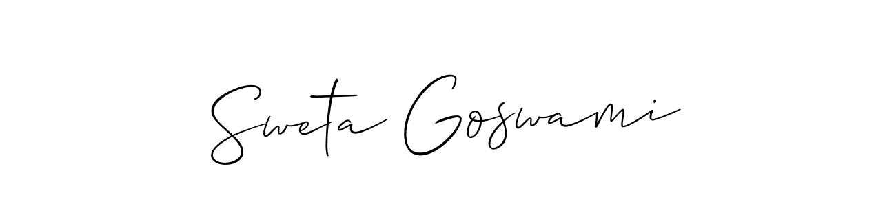 Check out images of Autograph of Sweta Goswami name. Actor Sweta Goswami Signature Style. Allison_Script is a professional sign style online. Sweta Goswami signature style 2 images and pictures png