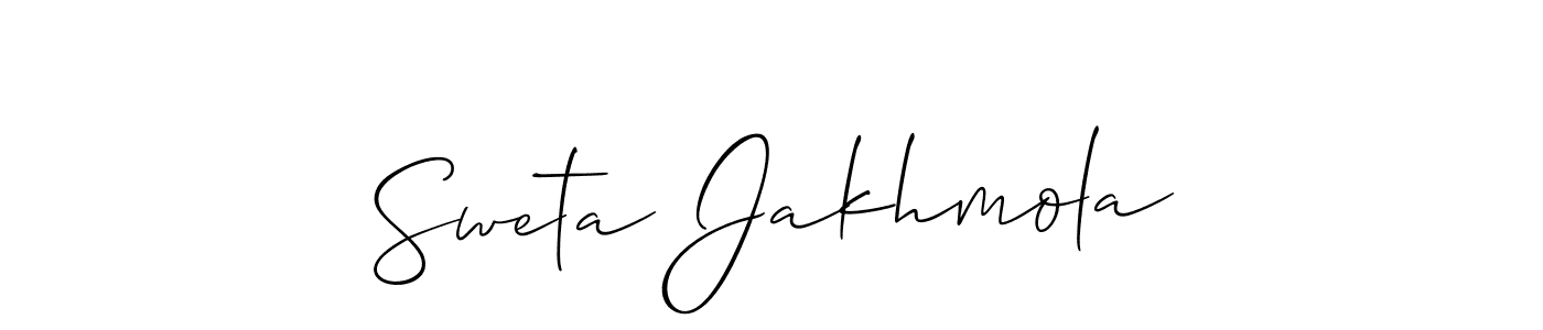 See photos of Sweta Jakhmola official signature by Spectra . Check more albums & portfolios. Read reviews & check more about Allison_Script font. Sweta Jakhmola signature style 2 images and pictures png