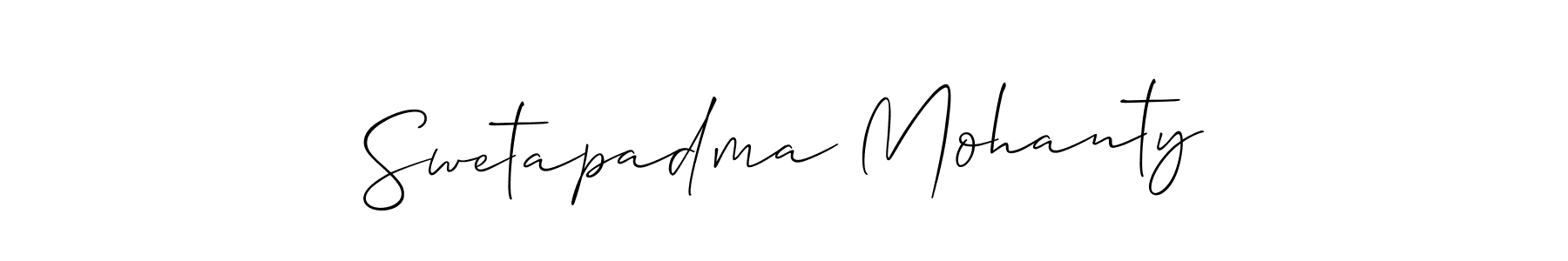 How to make Swetapadma Mohanty signature? Allison_Script is a professional autograph style. Create handwritten signature for Swetapadma Mohanty name. Swetapadma Mohanty signature style 2 images and pictures png