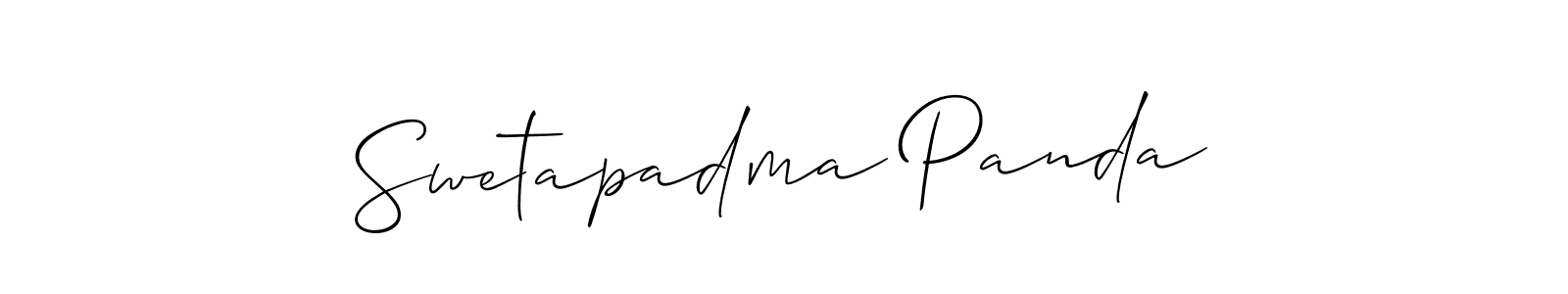 Make a short Swetapadma Panda signature style. Manage your documents anywhere anytime using Allison_Script. Create and add eSignatures, submit forms, share and send files easily. Swetapadma Panda signature style 2 images and pictures png