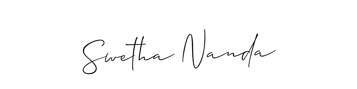 See photos of Swetha Nanda official signature by Spectra . Check more albums & portfolios. Read reviews & check more about Allison_Script font. Swetha Nanda signature style 2 images and pictures png