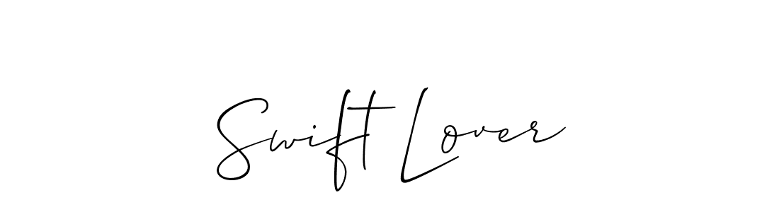 Make a beautiful signature design for name Swift Lover. Use this online signature maker to create a handwritten signature for free. Swift Lover signature style 2 images and pictures png