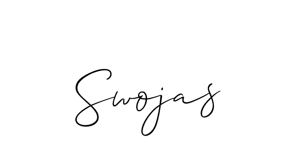if you are searching for the best signature style for your name Swojas. so please give up your signature search. here we have designed multiple signature styles  using Allison_Script. Swojas signature style 2 images and pictures png