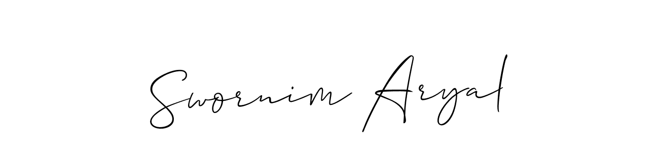 See photos of Swornim Aryal official signature by Spectra . Check more albums & portfolios. Read reviews & check more about Allison_Script font. Swornim Aryal signature style 2 images and pictures png