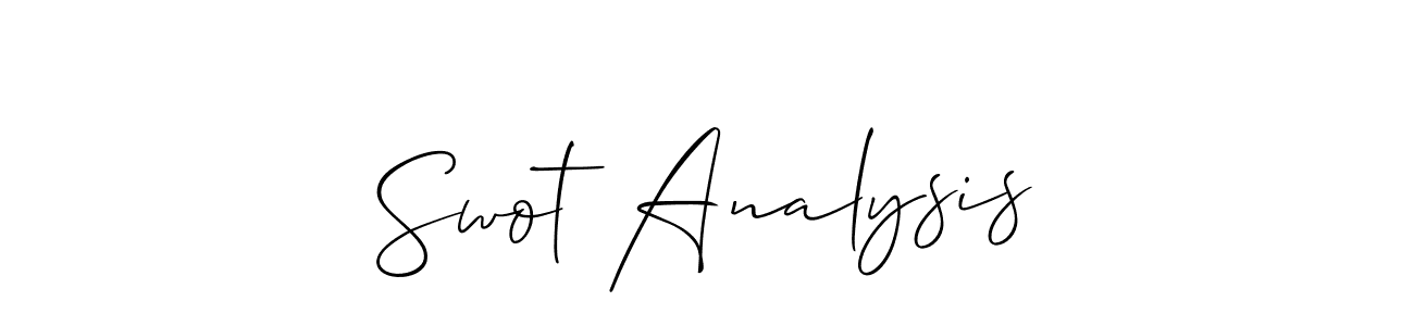 Similarly Allison_Script is the best handwritten signature design. Signature creator online .You can use it as an online autograph creator for name Swot Analysis. Swot Analysis signature style 2 images and pictures png