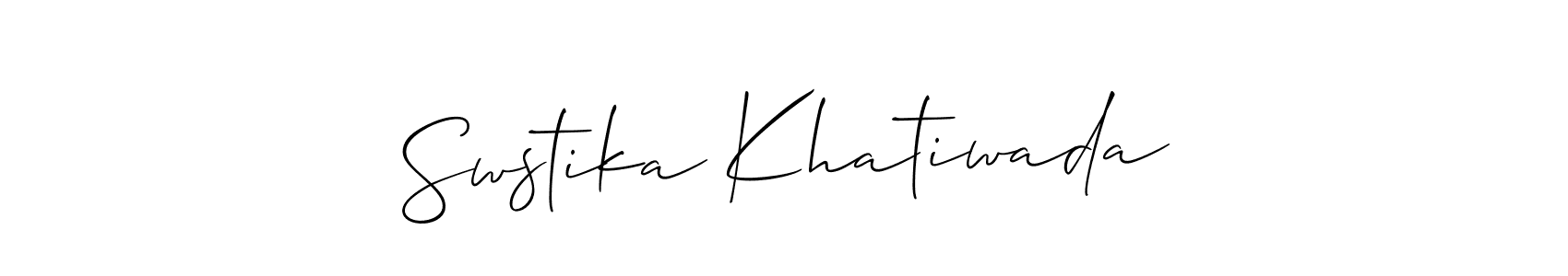 Best and Professional Signature Style for Swstika Khatiwada. Allison_Script Best Signature Style Collection. Swstika Khatiwada signature style 2 images and pictures png