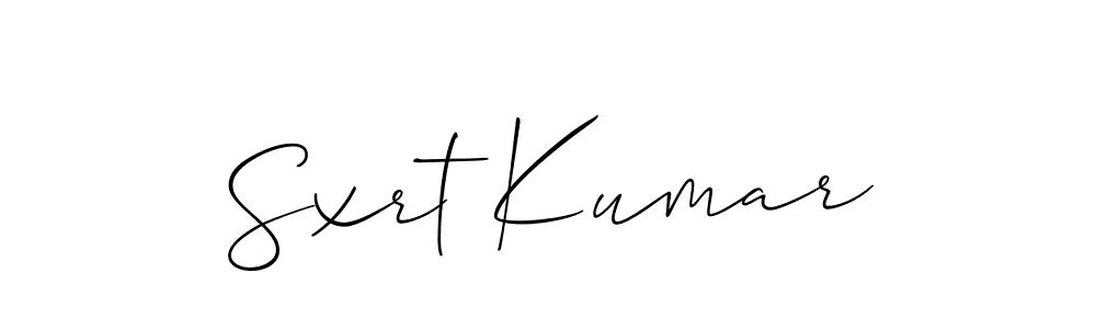 Make a short Sxrt Kumar signature style. Manage your documents anywhere anytime using Allison_Script. Create and add eSignatures, submit forms, share and send files easily. Sxrt Kumar signature style 2 images and pictures png