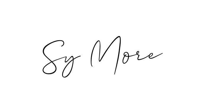 Once you've used our free online signature maker to create your best signature Allison_Script style, it's time to enjoy all of the benefits that Sy More name signing documents. Sy More signature style 2 images and pictures png