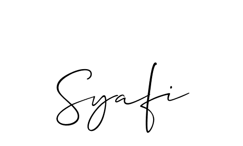 Syafi stylish signature style. Best Handwritten Sign (Allison_Script) for my name. Handwritten Signature Collection Ideas for my name Syafi. Syafi signature style 2 images and pictures png