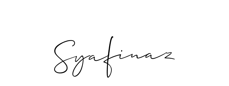 How to Draw Syafinaz signature style? Allison_Script is a latest design signature styles for name Syafinaz. Syafinaz signature style 2 images and pictures png